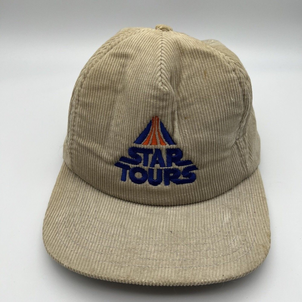 Vintage 1987 Disney Star Tours Hat Star Wars Snapback Baseball Cap Disneyland
